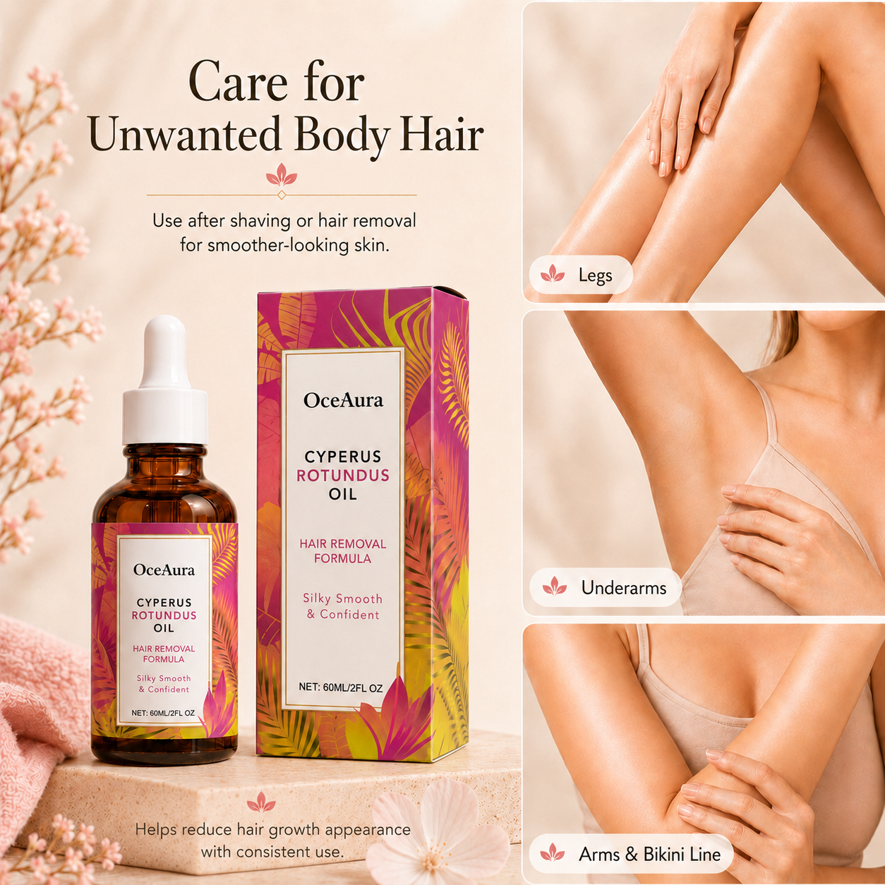 SmoothVeil Oil – Hair Growth Appearance Care